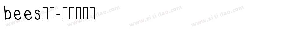 bees字库字体转换