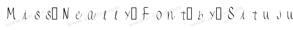 Miss-Neally-Font-by-Situjuh-Nazara-2字体转换