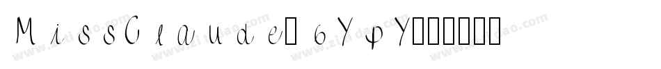 MissClaude-6YpY字体转换