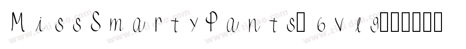 MissSmartyPants-6vlg字体转换