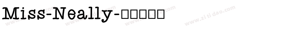 Miss-Neally字体转换