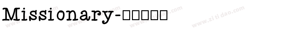Missionary字体转换