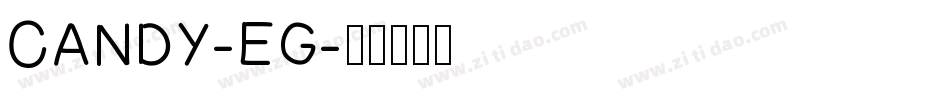 CANDY-EG字体转换