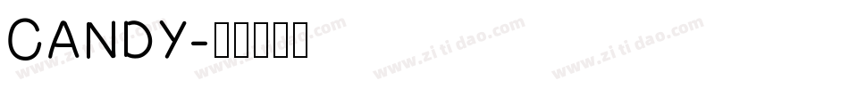 CANDY字体转换
