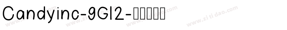 Candyinc-9Gl2字体转换