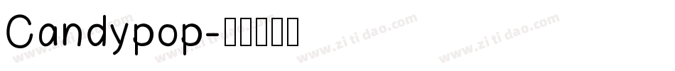 Candypop字体转换