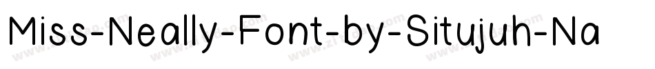 Miss-Neally-Font-by-Situjuh-Nazara-2字体转换