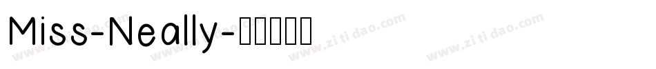 Miss-Neally字体转换