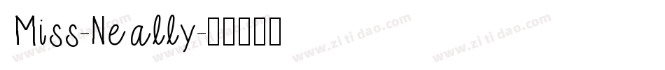 Miss-Neally字体转换
