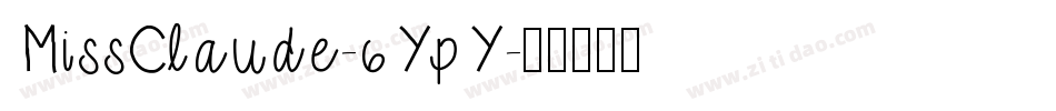 MissClaude-6YpY字体转换
