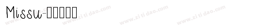 Missu字体转换