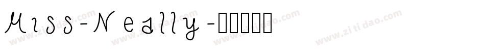 Miss-Neally字体转换