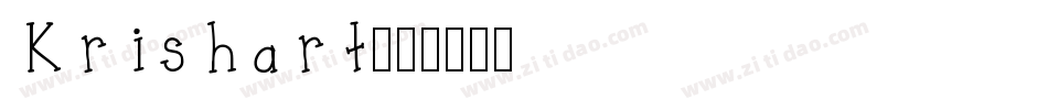 Krishart字体转换