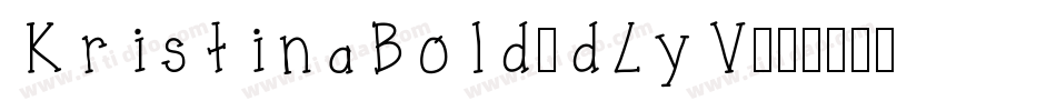 KristinaBold-dLyV字体转换