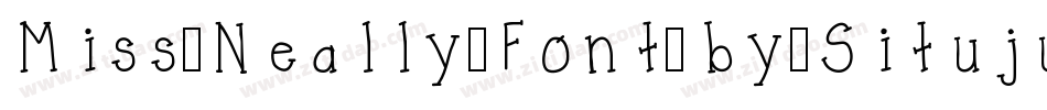 Miss-Neally-Font-by-Situjuh-Nazara-2字体转换