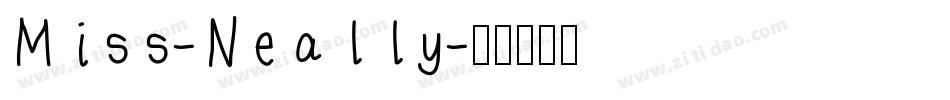 Miss-Neally字体转换
