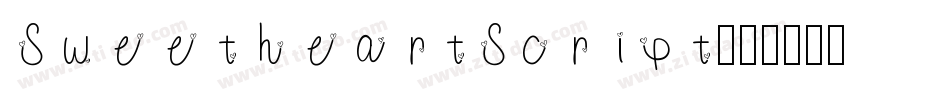 SweetheartScript字体转换