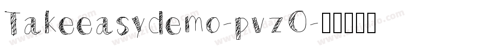 Takeeasydemo-pvzO字体转换