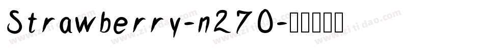 Strawberry-n270字体转换