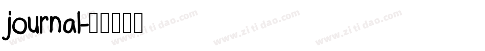 journal字体转换
