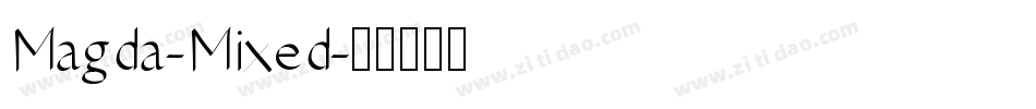 Magda-Mixed字体转换