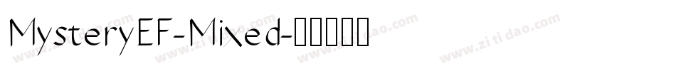 MysteryEF-Mixed字体转换