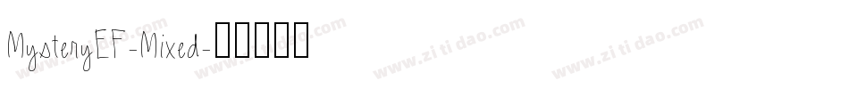 MysteryEF-Mixed字体转换