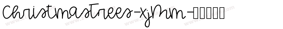 ChristmasTrees-xjMm字体转换