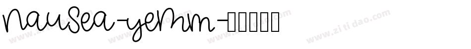 NauSea-yeMm字体转换
