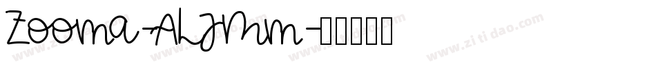 Zooma-ALJMm字体转换