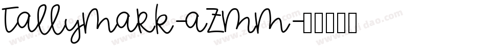 Tallymark-aZMm字体转换