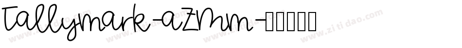Tallymark-aZMm字体转换
