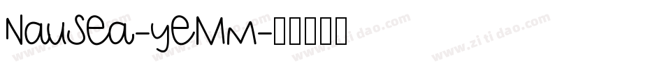 NauSea-yeMm字体转换