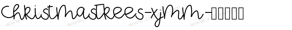 ChristmasTrees-xjMm字体转换