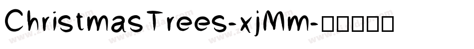 ChristmasTrees-xjMm字体转换