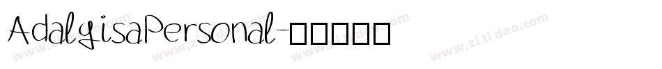 AdalgisaPersonal字体转换 AdalgisaPersonal字体转换