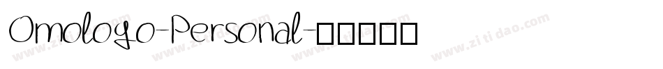 Omologo-Personal字体转换