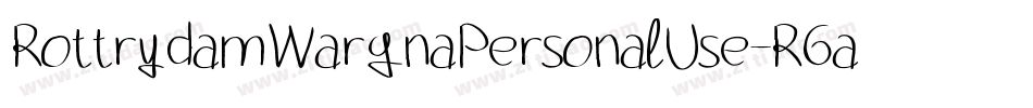 RottrydamWargnaPersonalUse-R6av字体转换