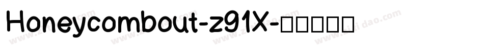 Honeycombout-z91X字体转换