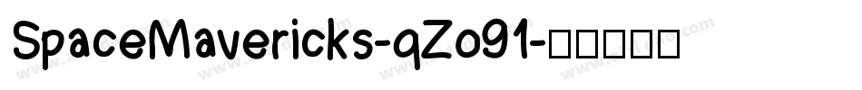 SpaceMavericks-qZo91字体转换