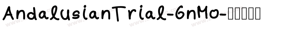 AndalusianTrial-6nMo字体转换