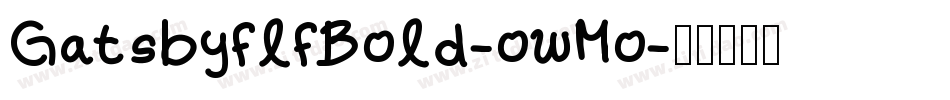 GatsbyflfBold-owMo字体转换