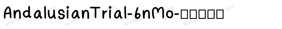 AndalusianTrial-6nMo字体转换