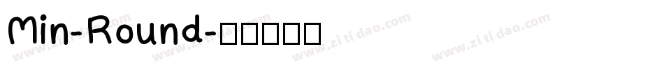 Min-Round字体转换