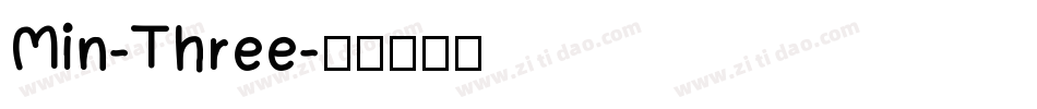 Min-Three字体转换