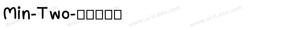 Min-Two字体转换