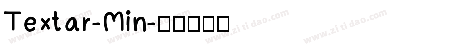 Textar-Min字体转换