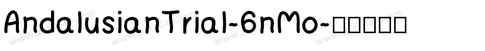 AndalusianTrial-6nMo字体转换
