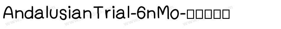 AndalusianTrial-6nMo字体转换