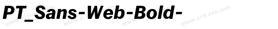 PT_Sans-Web-Bold字体转换
